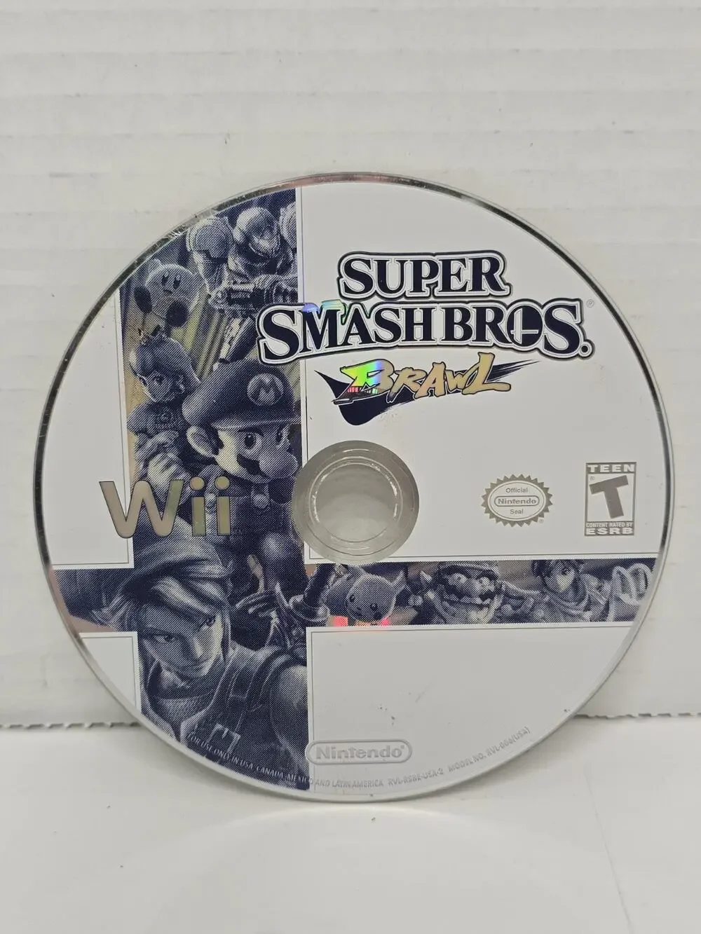 Super Smash Bros. Brawl (Nintendo Wii, 2008) Disc Only! Generic Case